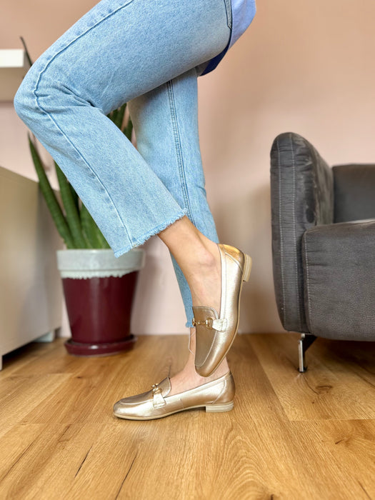 Mocassino Jenny platino