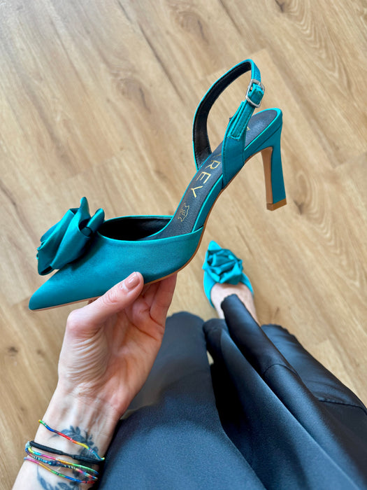 Slingback Azarey rosa PETROLIO