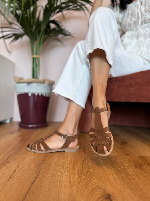 Sandalo ragnetto TABACCO