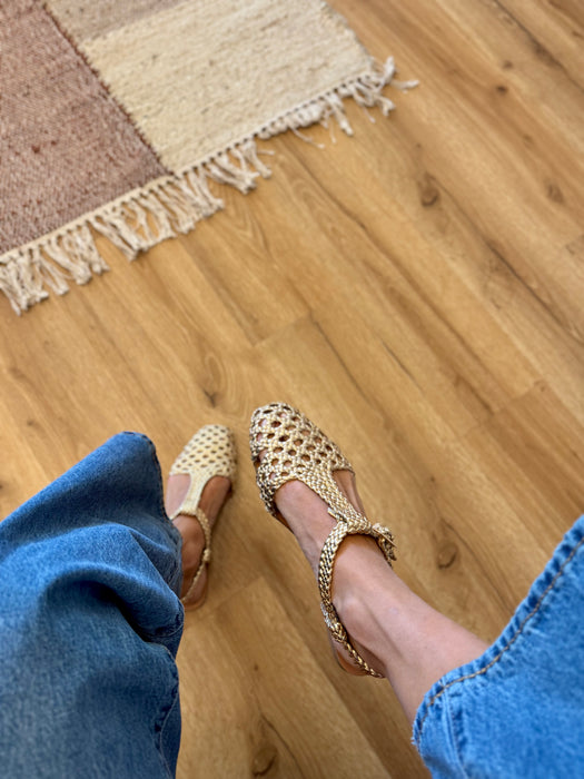 Sandaletto ragnetto oro CORINA