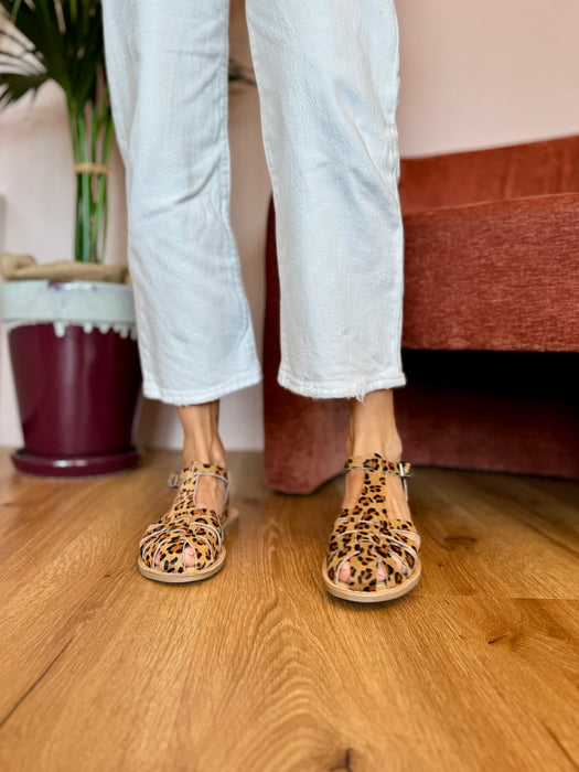 Sandalo ragnetto LEOPARDATO