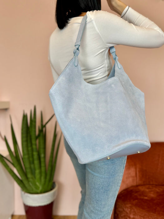 Maxi bag camoscio Tally - vari colori