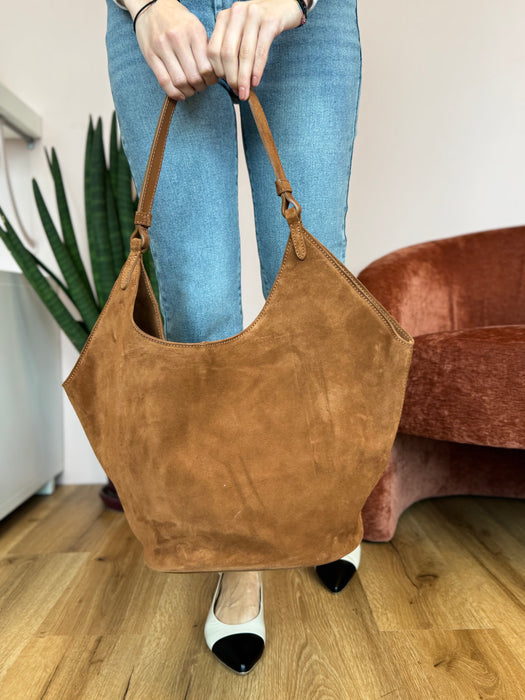 Maxi bag camoscio Tally - vari colori