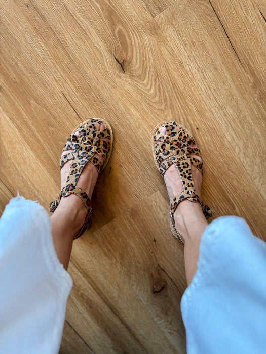 Sandalo ragnetto LEOPARDATO