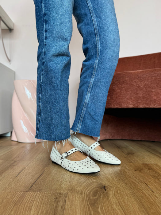 Ballerina borchie MT crema