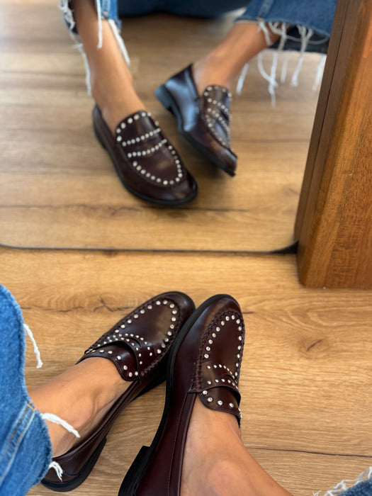 Mocassino brillantini BORDEAUX