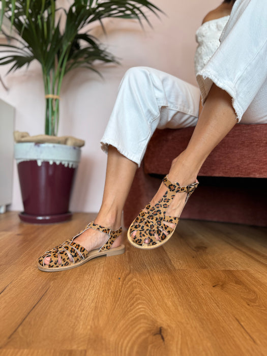 Sandalo ragnetto LEOPARDATO