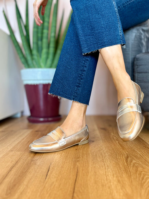 Mocassino Samy platino