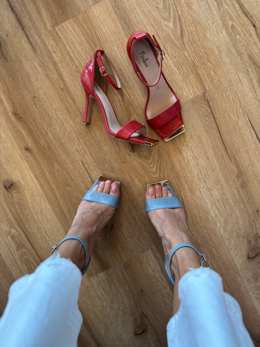 Sandalo azzurro Mony