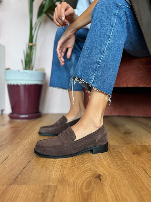 Mocassino college MARRONE