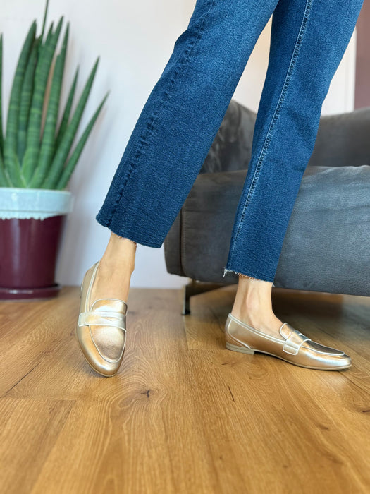 Mocassino Samy platino