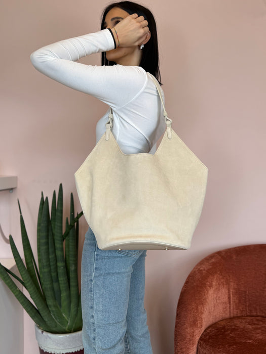 Maxi bag camoscio Tally - vari colori