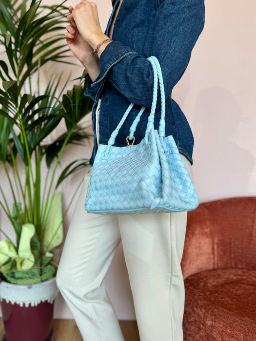 Secchiello intrecciato - vari colori