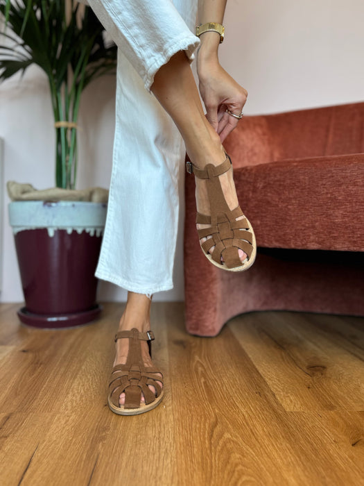 Sandalo ragnetto TABACCO