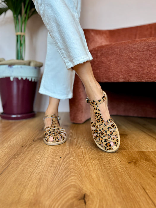 Sandalo ragnetto LEOPARDATO
