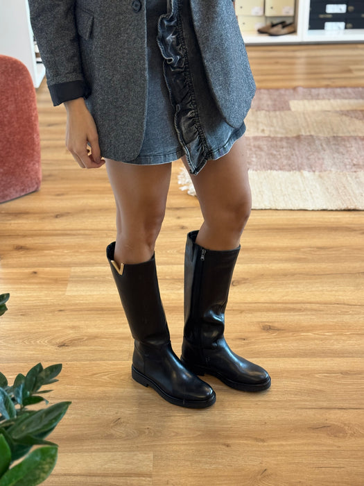 Stivale "V" cavallerizza NERO