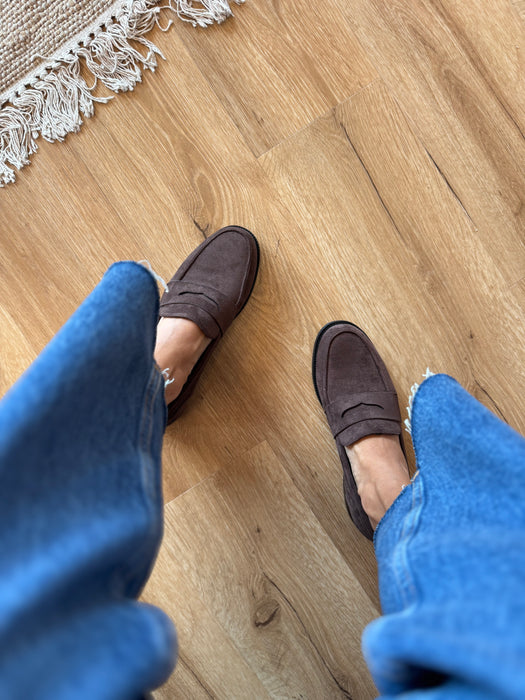 Mocassino college MARRONE