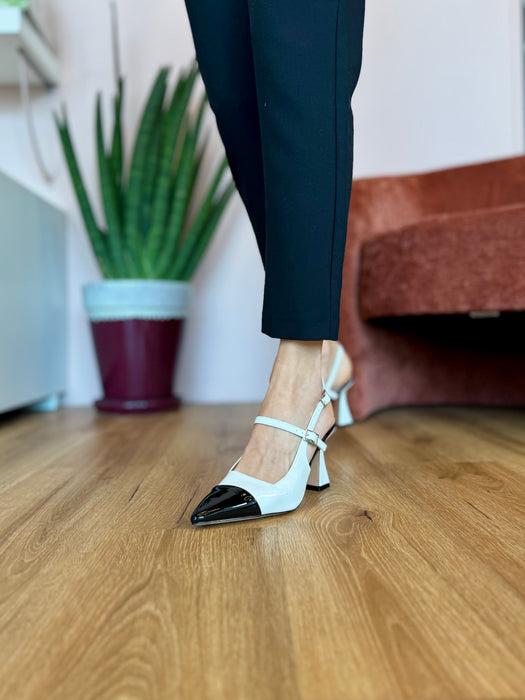 Decolletè Azarey Bianca/Nera