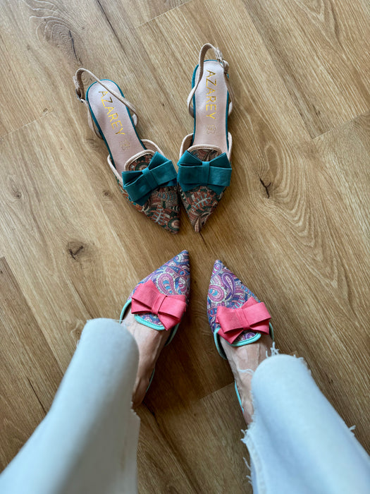 Slingback Azarey FIOCCO ROSA