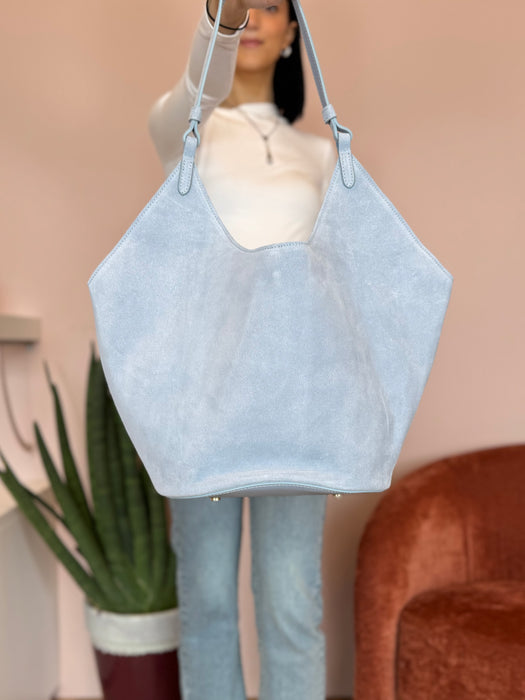 Maxi bag camoscio Tally - vari colori