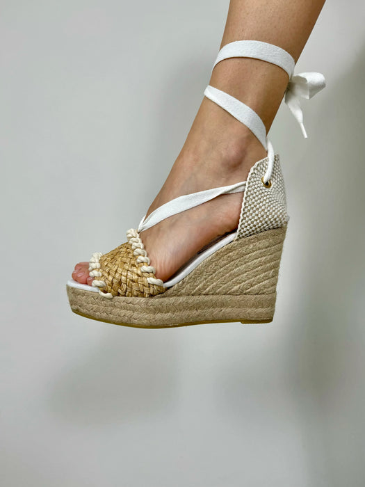 Zeppa in corda Vittoria bianca