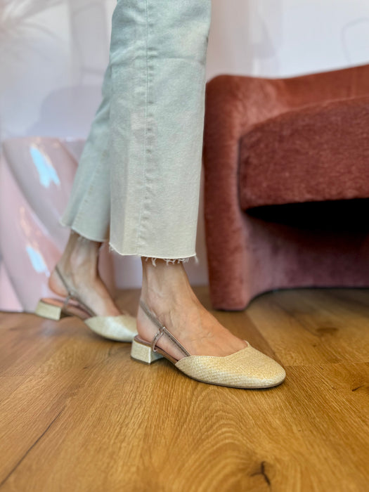 Slingback NADIA naturale