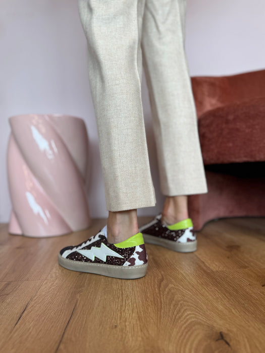 Sneakers glitter cafe fulmine