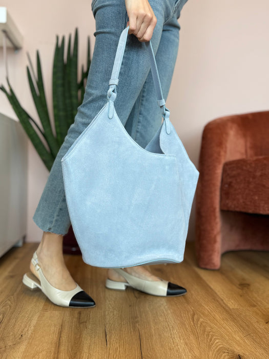 Maxi bag camoscio Tally - vari colori