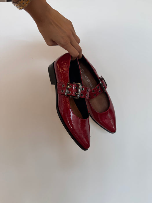Ballerina cinturino GAN rossa