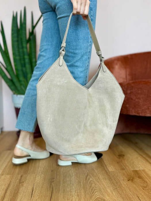 Maxi bag camoscio Tally - vari colori