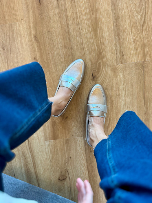 Mocassino Samy platino