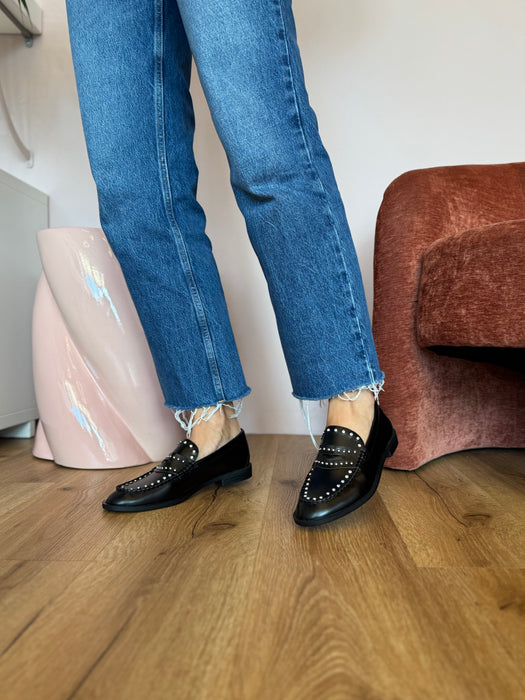 Mocassino brillantini NERO