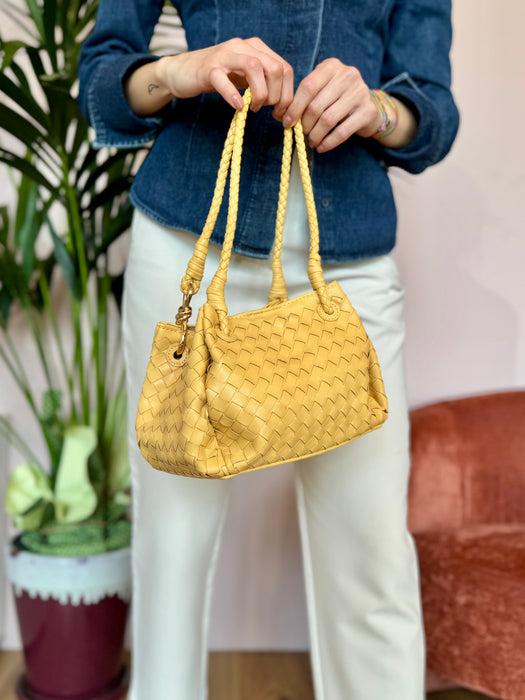 Secchiello intrecciato - vari colori