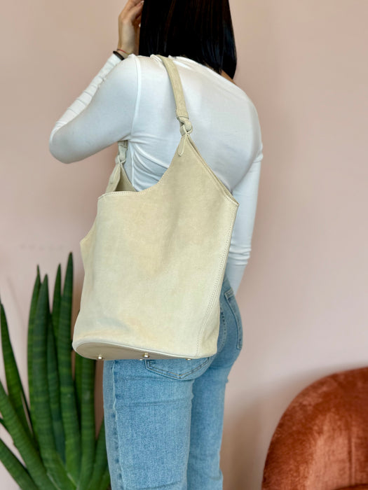 Maxi bag camoscio Tally - vari colori