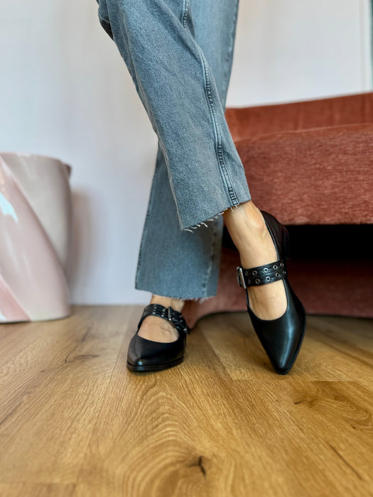 Ballerina cinturino GAN Nera