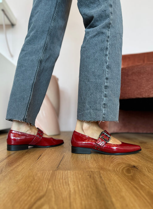 Ballerina cinturino GAN rossa