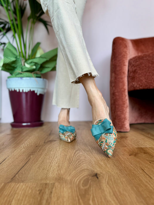 Slingback Azarey FIOCCO VERDE