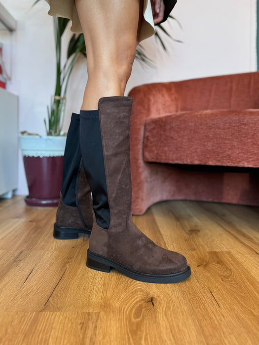 Stivale Mattioli Camoscio marrone