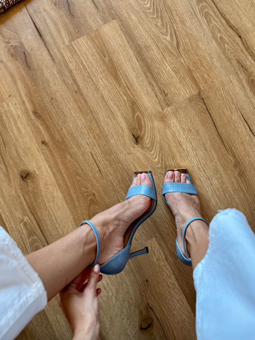 Sandalo azzurro Mony