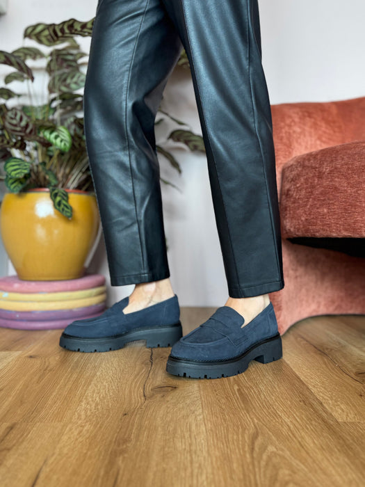 Mocassino DEBBY NABUK BLU