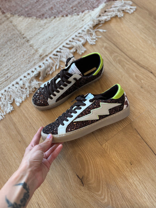 Sneakers glitter cafe fulmine