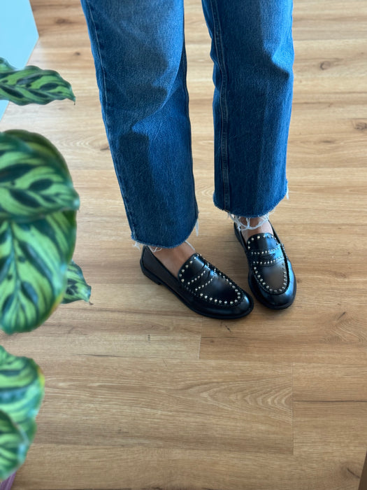 Mocassino brillantini NERO