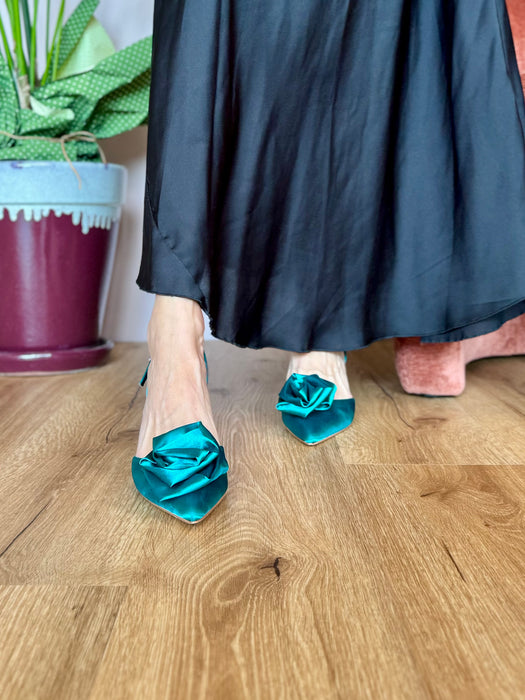 Slingback Azarey rosa PETROLIO