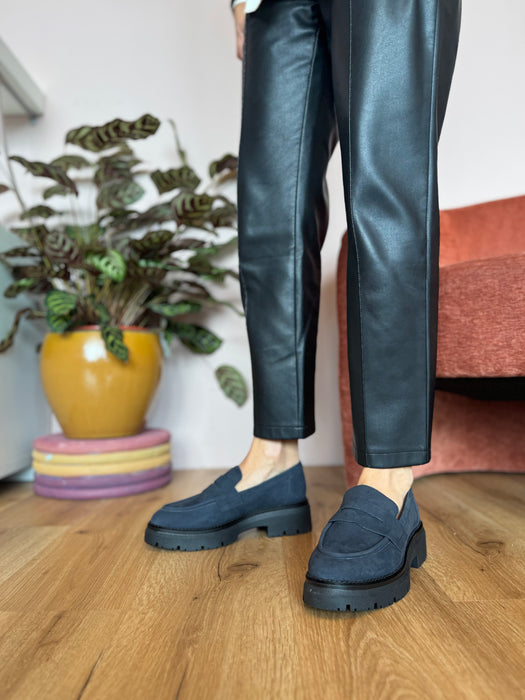 Mocassino DEBBY NABUK BLU