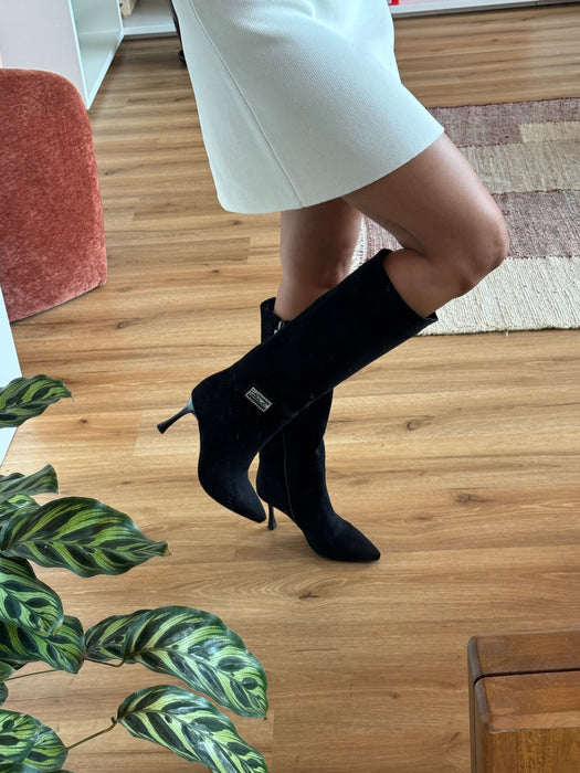 Stivale NERO camoscio Desy