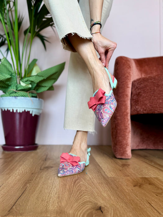 Slingback Azarey FIOCCO ROSA