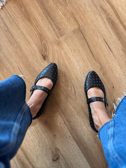 Ballerina borchie MT nera