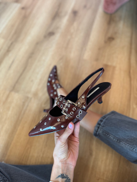 Slingback VINO borchie