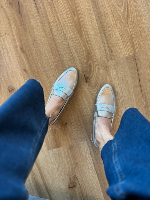 Mocassino Samy platino