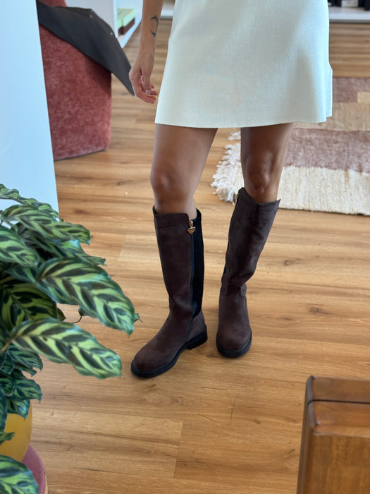 Stivale Mattioli Camoscio marrone